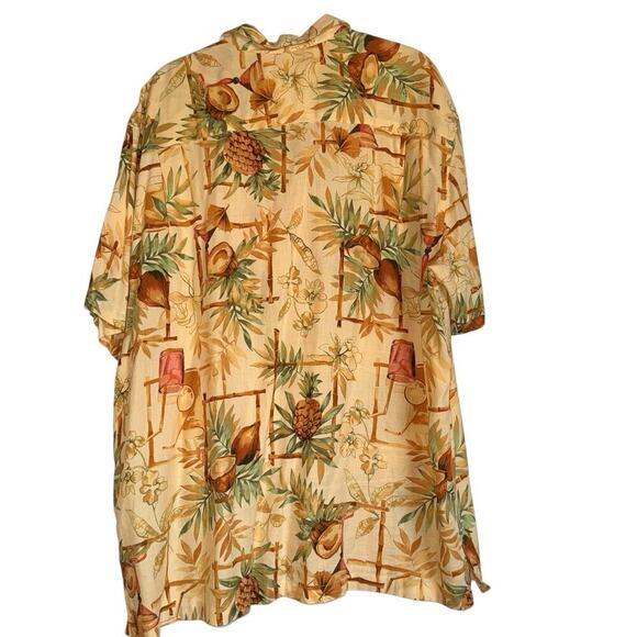 Ocean‎ & Coast Sz XL Hawaiin Print Shirt Coastal Cruise Vacation Beach Party - Picture 2 of 6